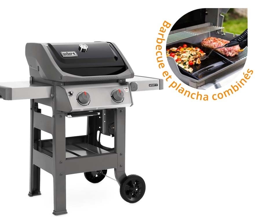 Barbecue à gaz Spirit II E-210 Gas Grill + plancha - WEBER